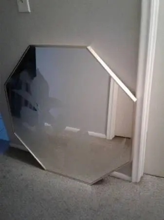 🎈Reduced: Etched and Signed Octagonal Wall Mirror