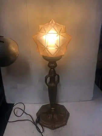 Antique lamp in working condition 8x23 inches tall