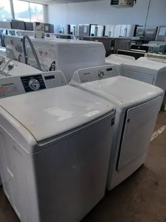 SAMSUNG Washer and dryer set front and top load