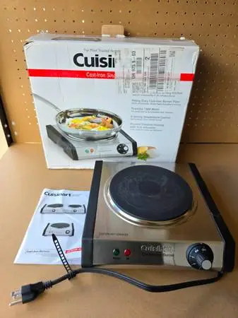 Cuisinart CB-30 Cast Iron Single Burner Electric Cook Top