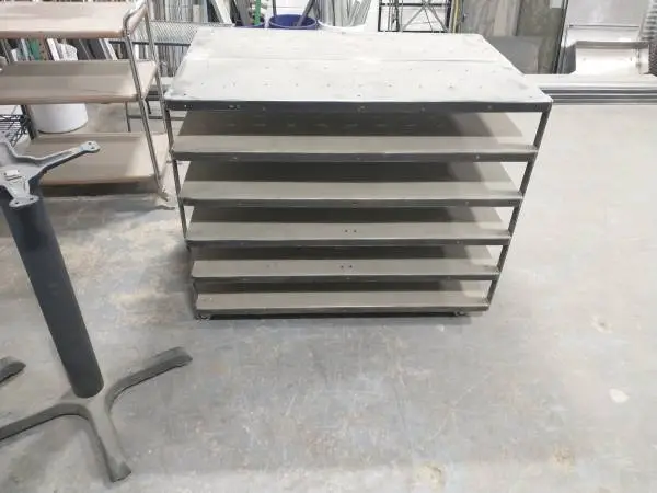 HD Industrial Rolling Welded Metal Shelf