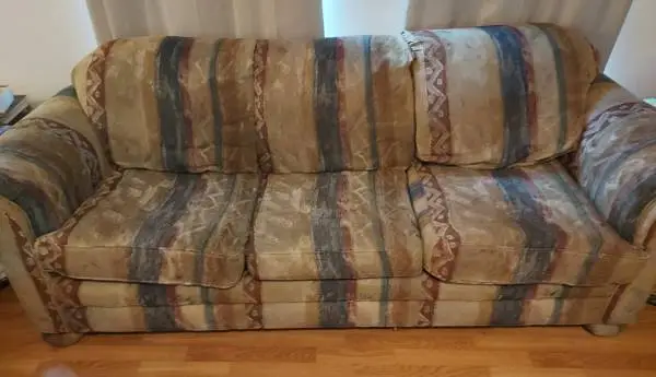 Matching sleeper sofa, love seat, chair and ottoman