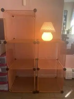 Wire storage cubes, great for college.