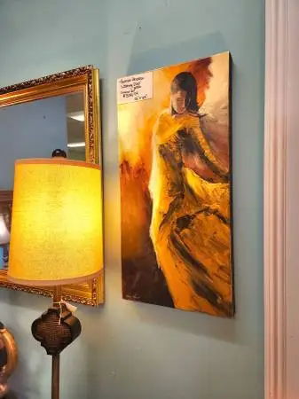 Thomas Andrew 2006 Watching Over Oil Painting-12 x 24