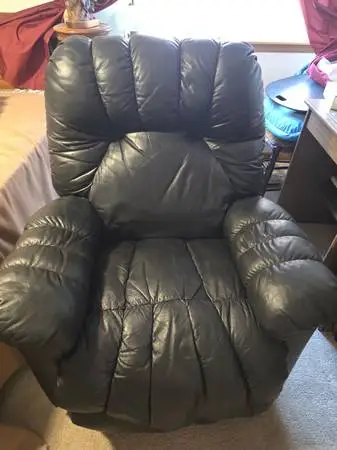 Black Leather Rocker Recliner