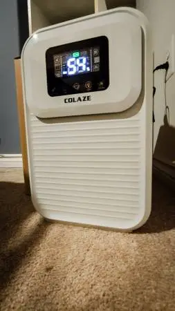 COLAZE Touch Screen Dehumidifier (Like New!)