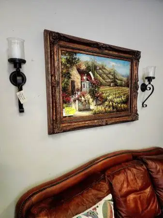 European Countryside Oil Painting-46 x 35-NOW