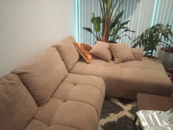 Relax on this huge couch