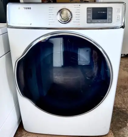 Samsung DV56H9100GW 9.5 cu. ft. Gas Dryer MEGA Capacity 30 Inch