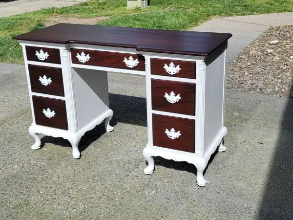 Solid mahogany desk