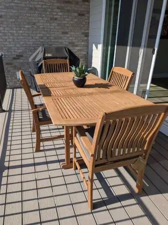 Outdoor Teak Dinning Set