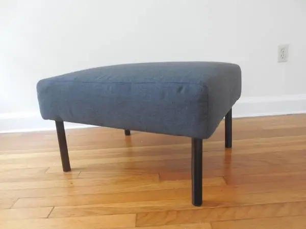 IKEA Glostad Ottoman - Knisa Dark Gray (Great Condition)