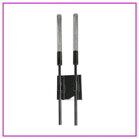 Sonneman Champagne Wands Two Arm Led Wall Sconce