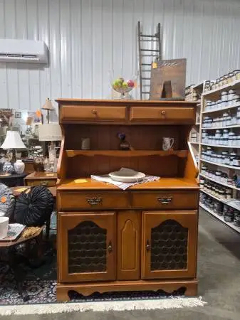 Vintage Maple Hutch