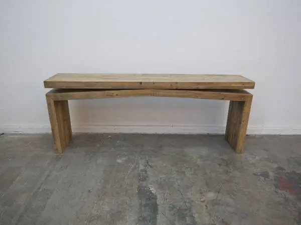 Four Hands Matthes Console Table Weathered Wheat $649.00 78.75W x 15