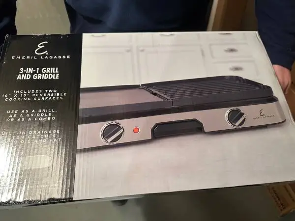 Grill 3 in 1 griddle Emeril Lagasse $35.OBO
