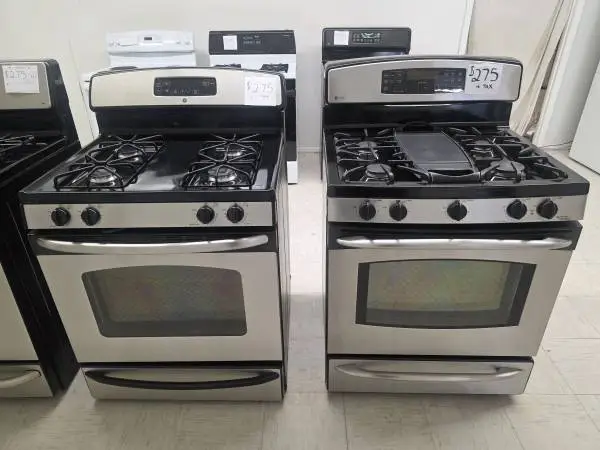 GE Stainless Steel Gas Stoves