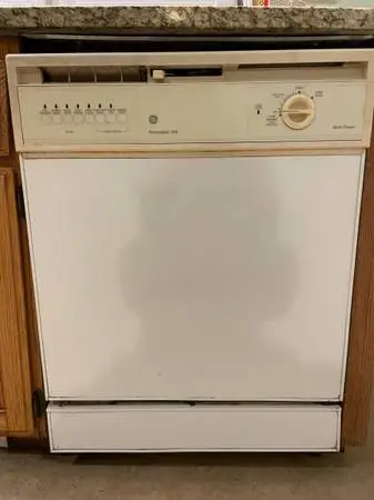White GE Dishwasher