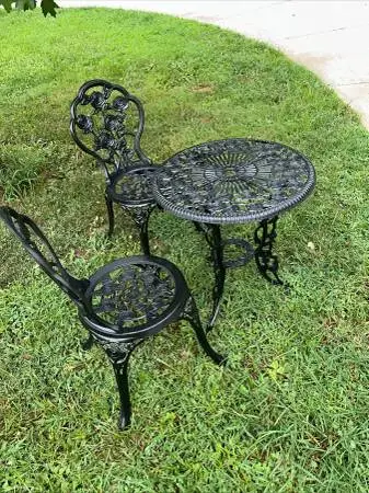 Cast Aluminum Bistro Set