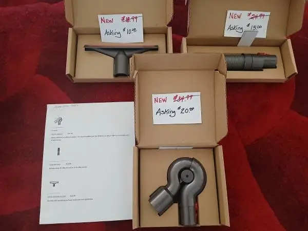 Dyson vacuum accessories new