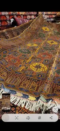 100% wool & Silk___Rug___8ftx10ft_Hand-Knotted -Custom Made
