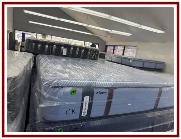 CALIFORNIA KING SIZE SEALY POSTUREPEDIC PRO MATTRESS & BOXES BED