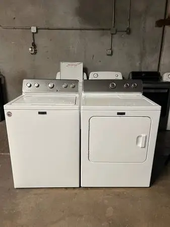 MAYTAG SUPER CAPACITY WASHER AND ELECTRIC DRYER