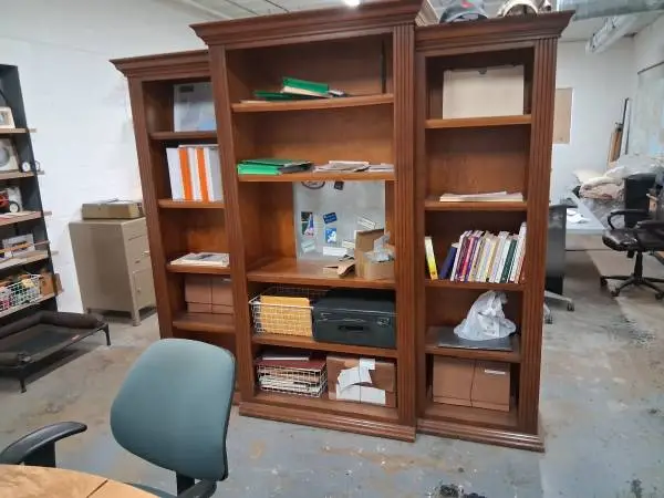 Entertainment Center (Pecan Finish)