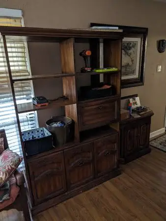 Nice media center/ bookshelf