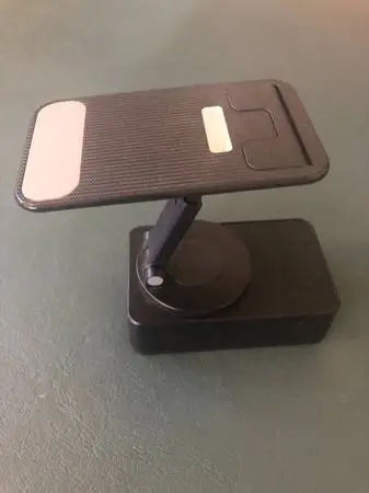 Adjustable Desktop Phone Stand with USB Charging Ports