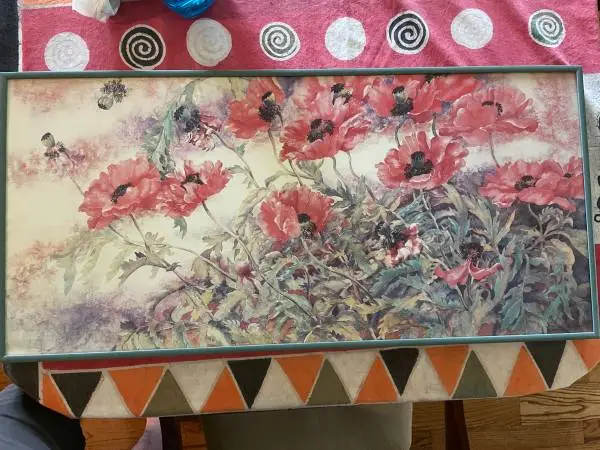 Beautiful Flower Print Painting