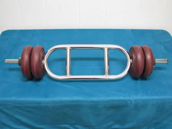 BARBELL - TRICEP HAMMER CURL / Chrome w/4 Weights