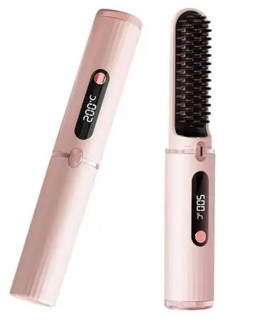 NEW Travel Size Cordless Fast Heating Hair Straightener-USB Charging