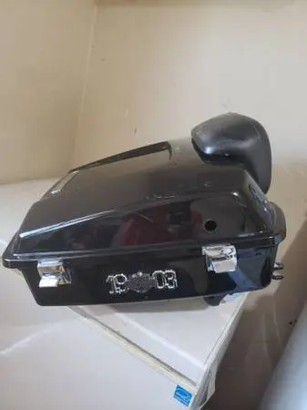 Harley parts road king excellent leather bags