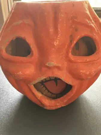 Halloween  PUMPKIN Vintage Old 1950s RARE