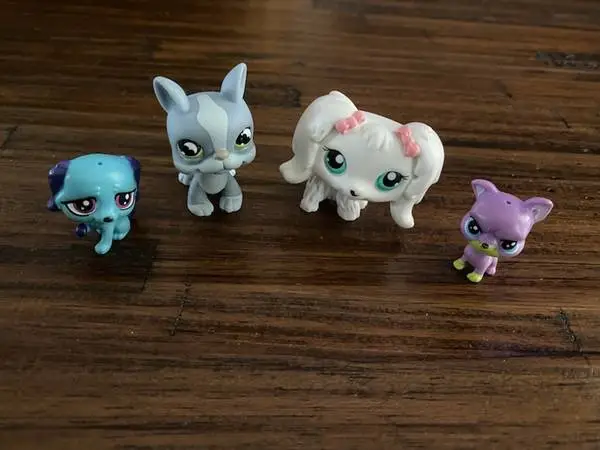 LITTLEST PET SHOP DOGS ~ ALL 4 FOR $15 ~ ALL SOLD TOGETHER!