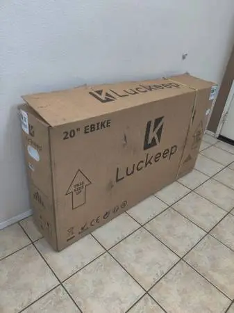 BRAND NEW Luckeep X1 Lite 20 Fat Tires Foldable White eBike