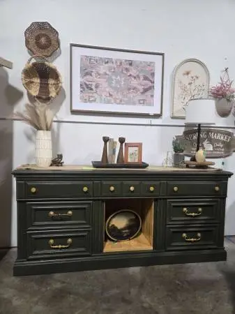 Dark Green Dresser/Console