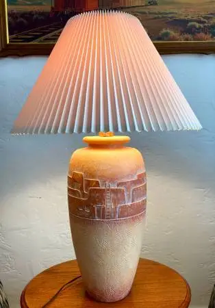 Statement Table Lamp by Casual Lamps of California 1986