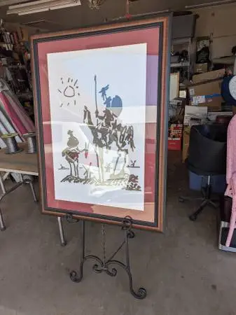 33 x 45 Framed Picasso Don Quixote Print