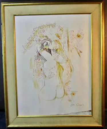 Original Watercolor by John Shayn (1901-1977)