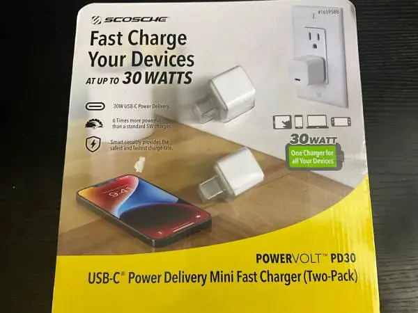 fast charger 30 watts