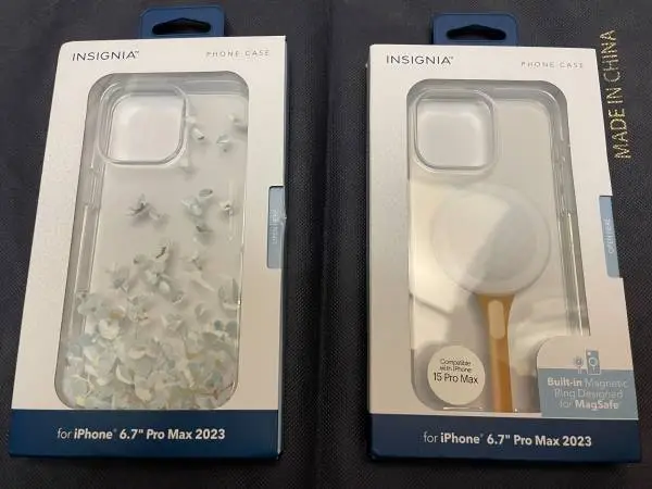 iPhone 15 Pro Max Case magnetic ring -New