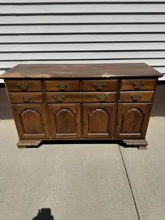 Household Solid Wooden Cabinet