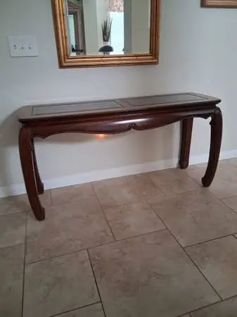 Hall or Sofa Foyer Table Asian Chinese Modern Wood
