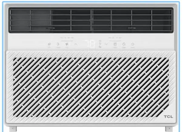 TCL 10,000 BTU E-Series Smart Inverter Window Air Conditioner, Wi-Fi Energy Smar