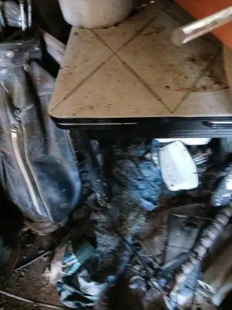 PORCLEIN TABLE PULLOUTLEAFS&DRAWER