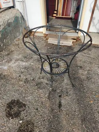 Iron Table base