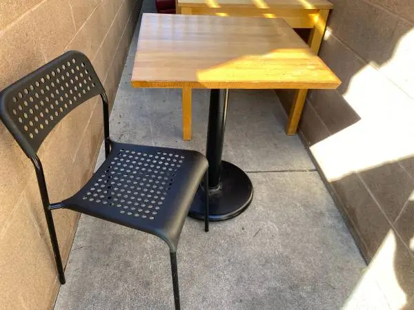 Two person table