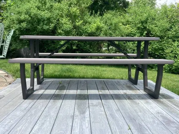 LIFETIME 6-Foot Outdoor Picnic Table